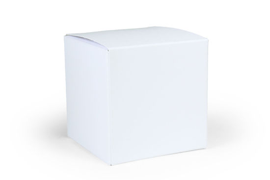 Witte kubus karton
