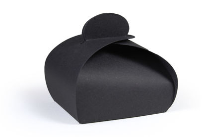 zwart bonbon doosje karton