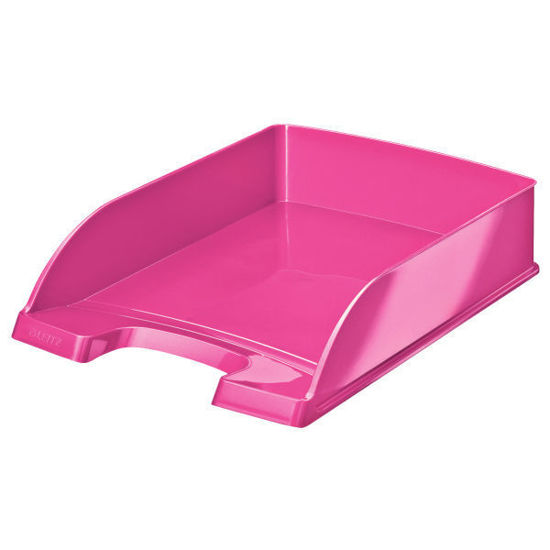 Brievenbak Leitz plus A4 WOW roze metallic