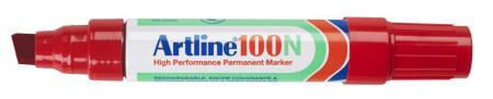 Permanente marker Artline 100 rood
