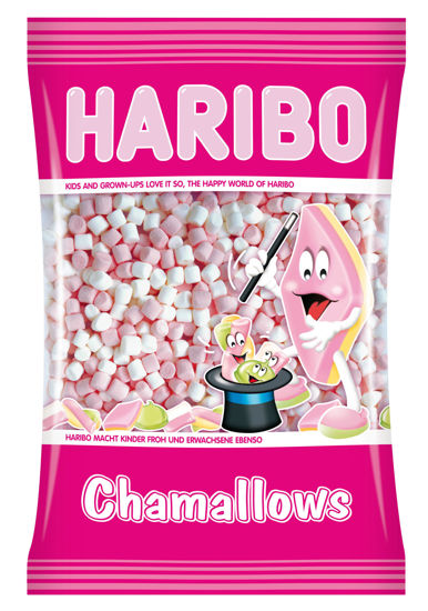 Marshmallow haribo mini wit - roze