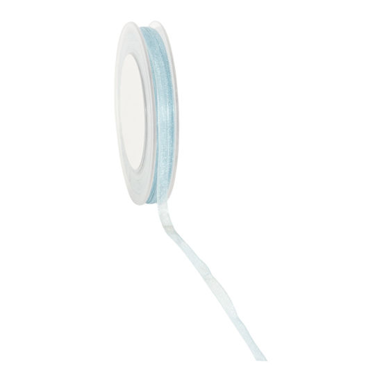 lint organza lichtblauw