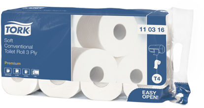 Traditioneel zacht toiletpapier 3 laags