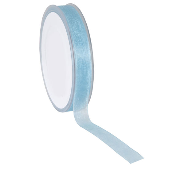 Lint organza lichtblauw