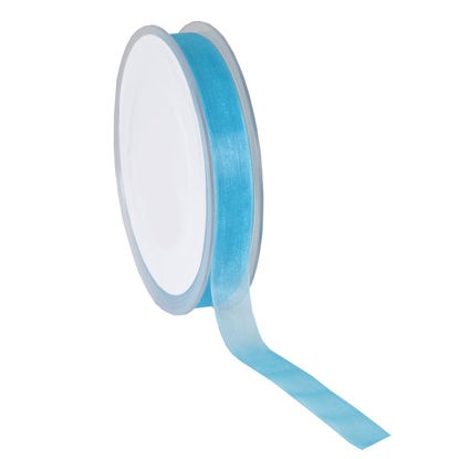 lint organza turquoise