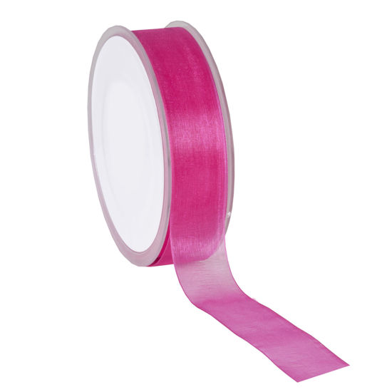 lint organza fuchsia
