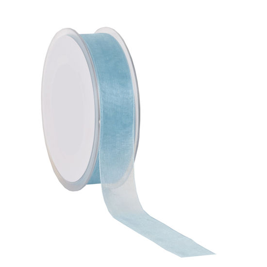 Lint organza lichtblauw