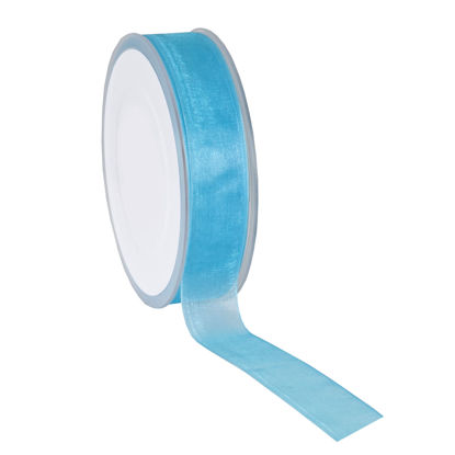 lint organza turquoise