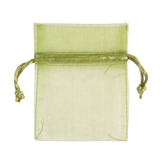 organza zakje lichtgroen