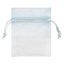 organza zakje lichtblauw