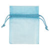 organza zakje turquoise