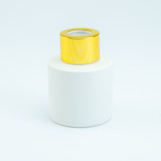 parfumflesje voor geurstokjes wit goud