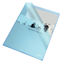 Zichtmap L-model blauw