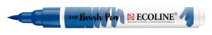 Ecoline brushpen pruis blauw