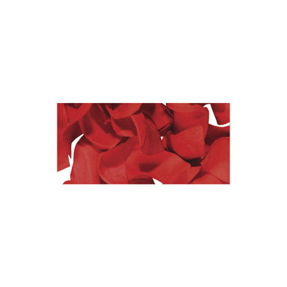 Papier-bloemblaadjes, 2,5 cm ø, rood, zak 10g