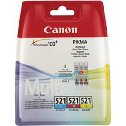 Canon CLI-521 kleur, cyaan/magenta/geel