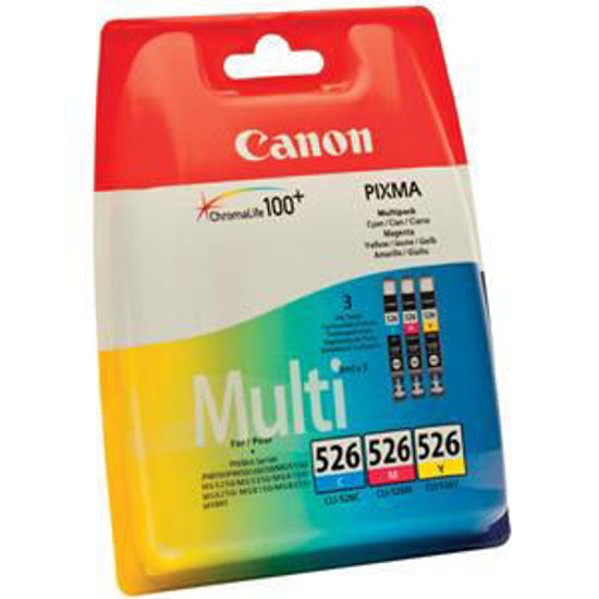 Canon CLI-526M multipack cyaan/magenta/geel