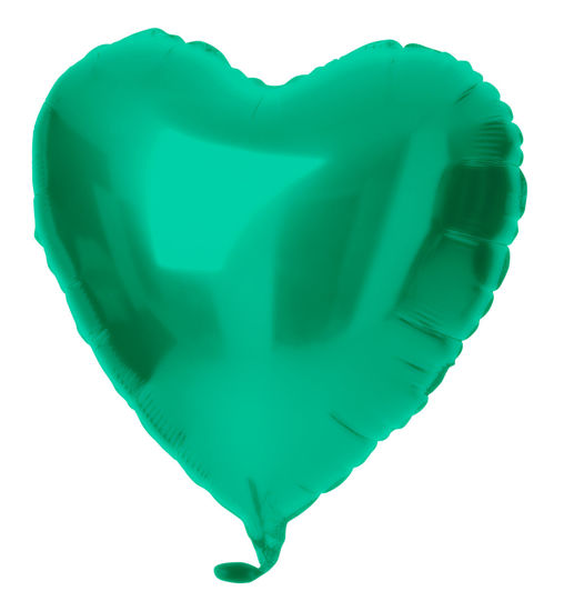 Folieballon hart groen