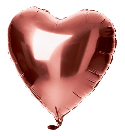 Folieballon hart brons