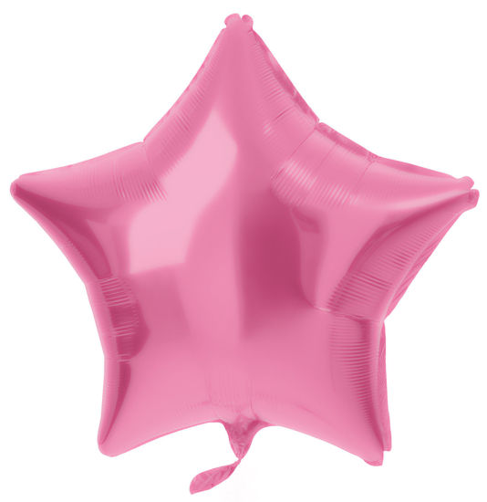 folieballon ster roze