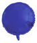 folieballon rond blauw