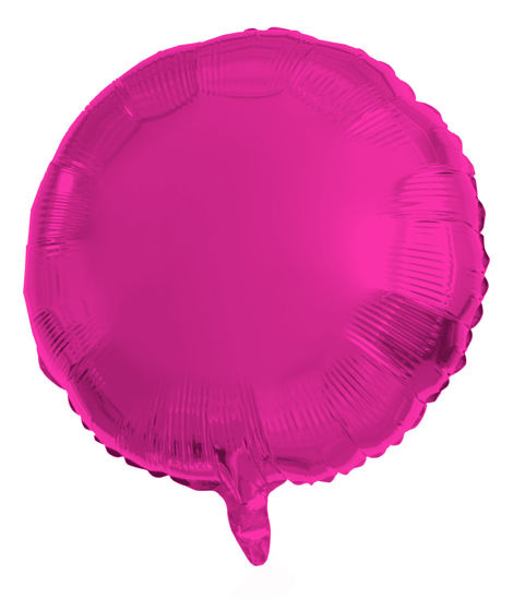 Folieballon rond roze