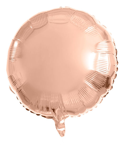Folieballon roze goud