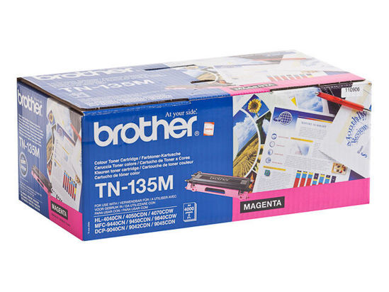 Brother inkt TN-135M Compatibiliteit: HL-404CN, 4050CDN, 4070CDW, MFC-9440CN, 9450CDN, 9840CDW, DCP-9040CN, 9042CDN, 9045CDN