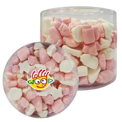 Lollywood foam baby mix roze/wit 800gr