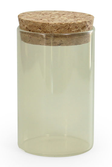 Glazen mini potje cotton