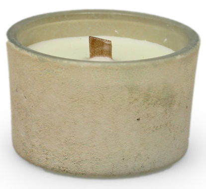 Kaars mini geparfumeerd steen vanilla