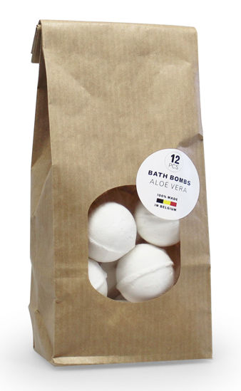 Mini bruisballen wit - Aloë Vera 12 stuks