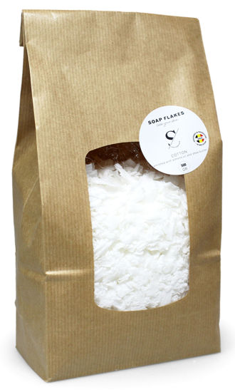 Zeepvlokken wit - cotton 500gr