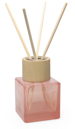 Glazen flesjes magnolia 6 stuks