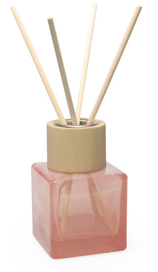 Glazen flesjes magnolia 6 stuks