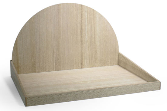 Dienblad met boog naturel