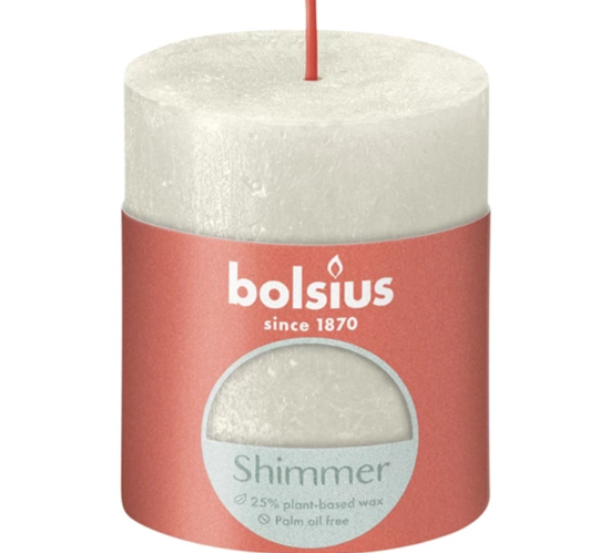 Stompkaars shimmer 80/68 ivoor