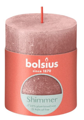 Stompkaars shimmer 80/68 roze