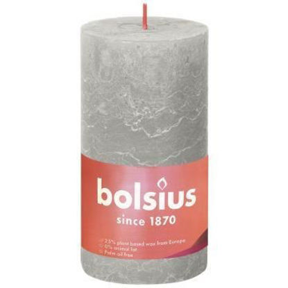 Rustiek stompkaars sandy grey 130/68