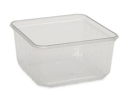 Quadro (micro) box herbruikbaar 500 cc helder 50 stuks
