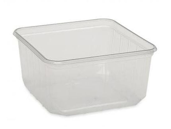 Quadro (micro) box herbruikbaar 500 cc helder 50 stuks