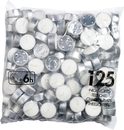 Bolsius theelicht 6h, 125 stuks