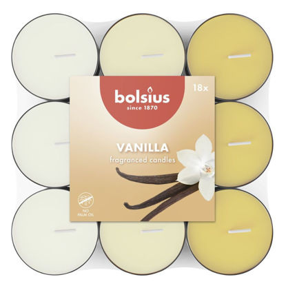 Bolsius geurtheelicht Vanilla 3.5h, 18 stuks