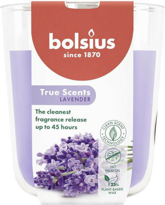 Bolsius geurglas 80/73 True Scent Lavendel 25h