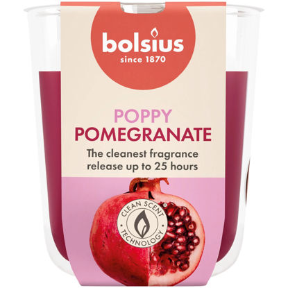 Bolsius geurglas 80/73 True Scent Pomegranate 25h