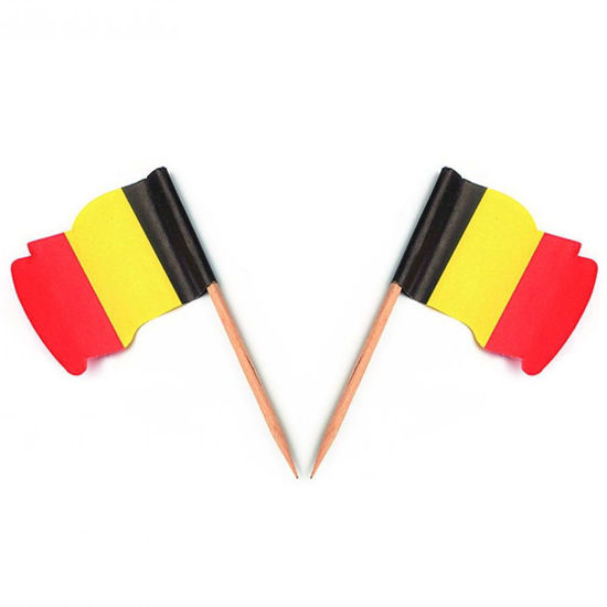 Vlagprikker België wapperend