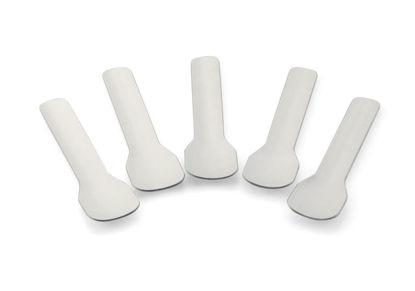 Ijslepeltje papier wit 100 stuks